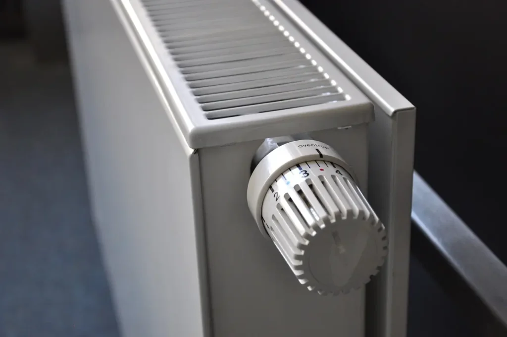 end of radiator
