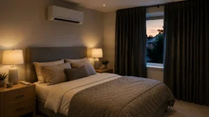 air con in the bedroom